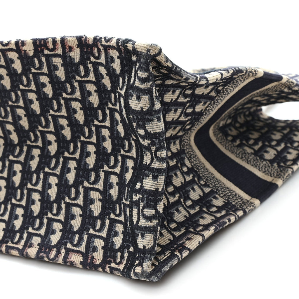 Oblique Large Book Tote Blue Multicolor