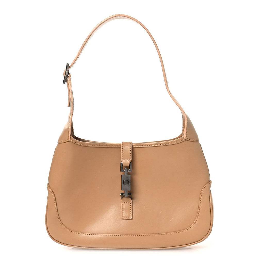 Calfskin Small Jackie O Hobo Beige