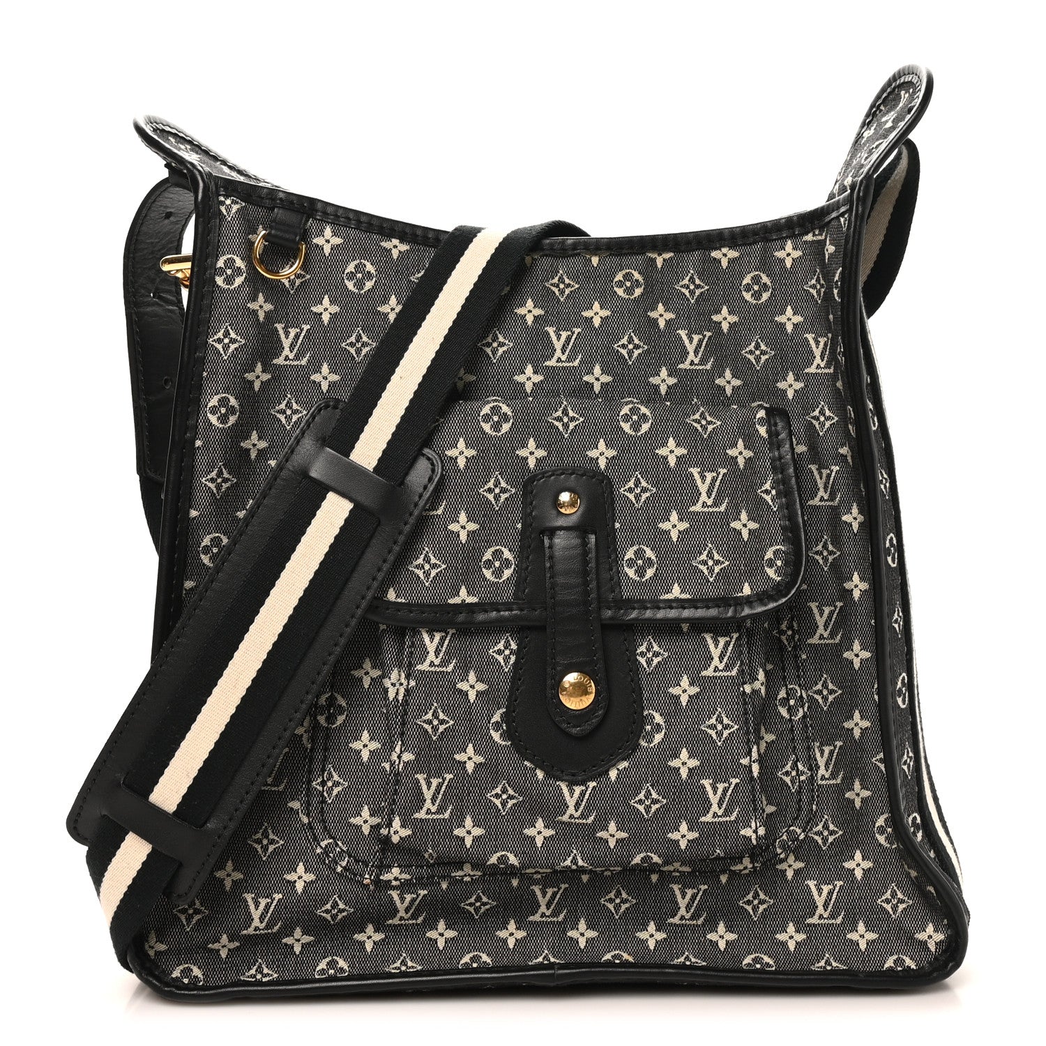 Mini Monogram Besace Mary Kate Black