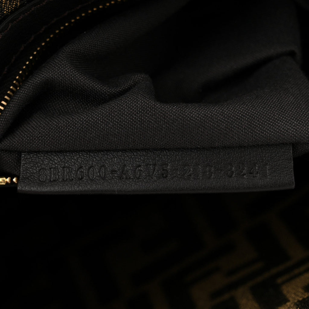 Fabric Jacquard FF 1974 Medium Baguette Tobacco Moro Black