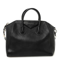 Sugar Goatskin Medium Antigona Black