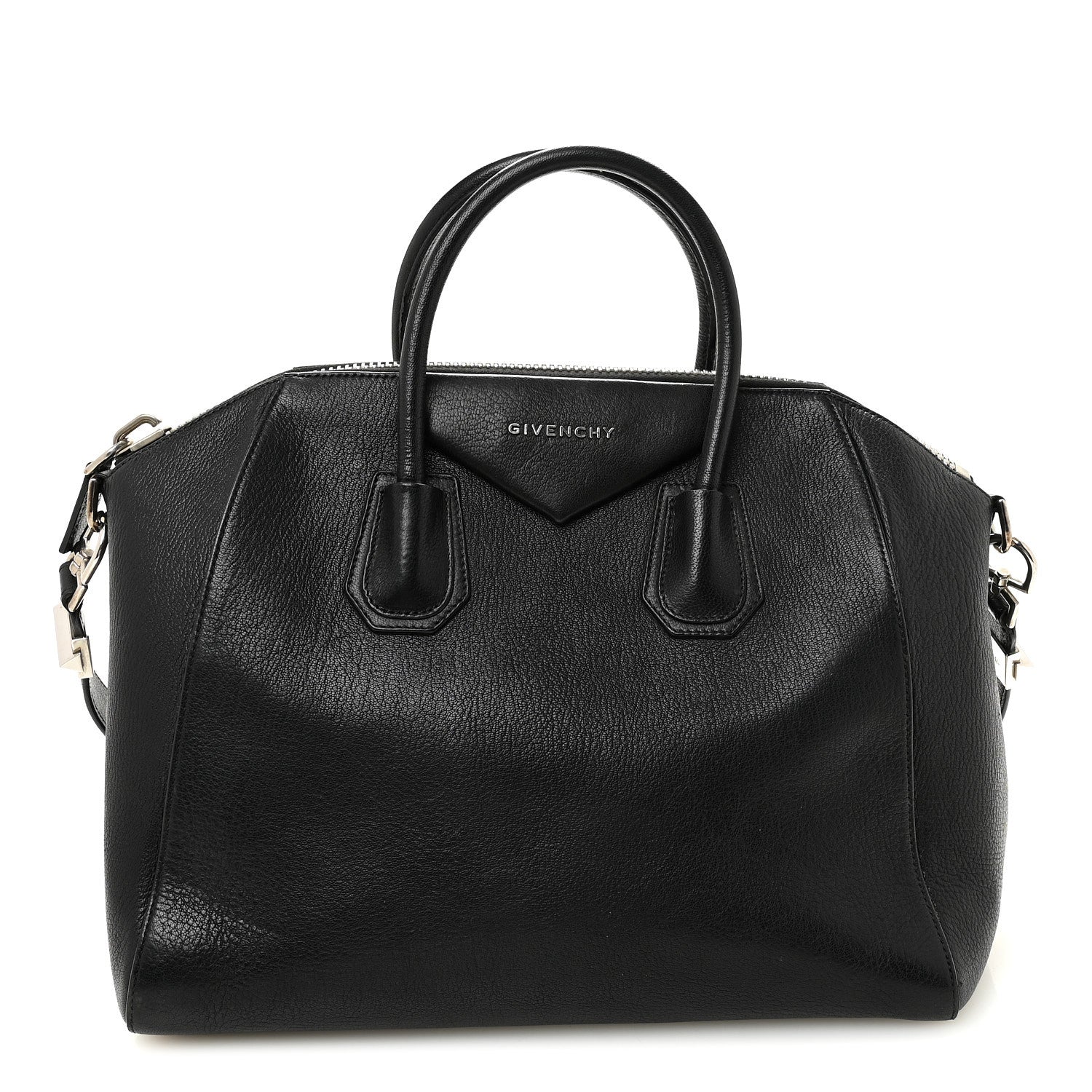 Sugar Goatskin Medium Antigona Black