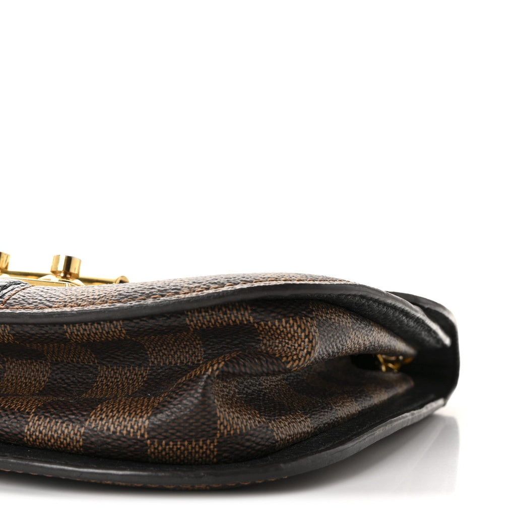 Damier Ebene Cuir Taurillon Wight Black