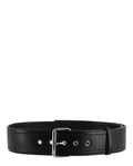 Alexander McQueen Mens Wide Leather Belt