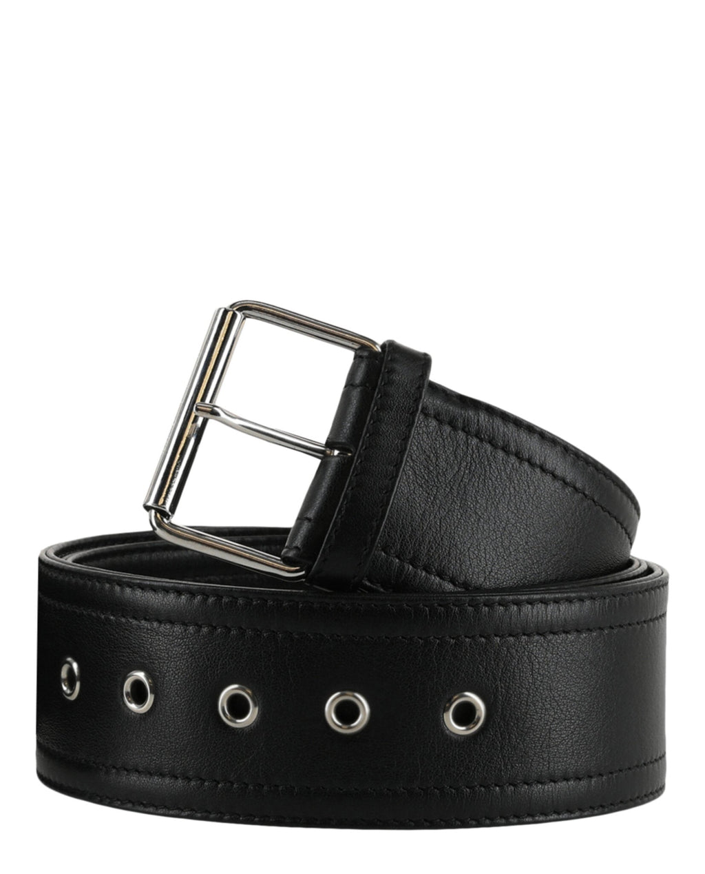 Alexander McQueen Mens Wide Leather Belt