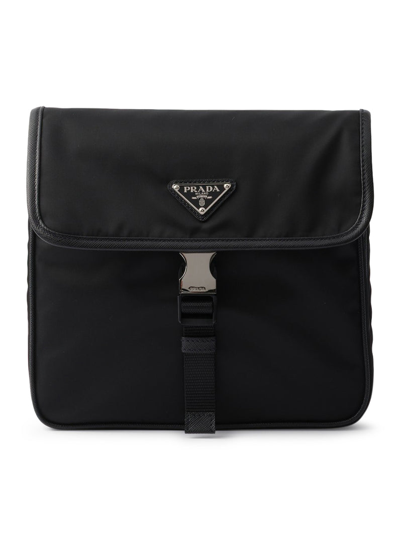 Prada Men Re-Nylon And Saffiano Shoulder Bag
