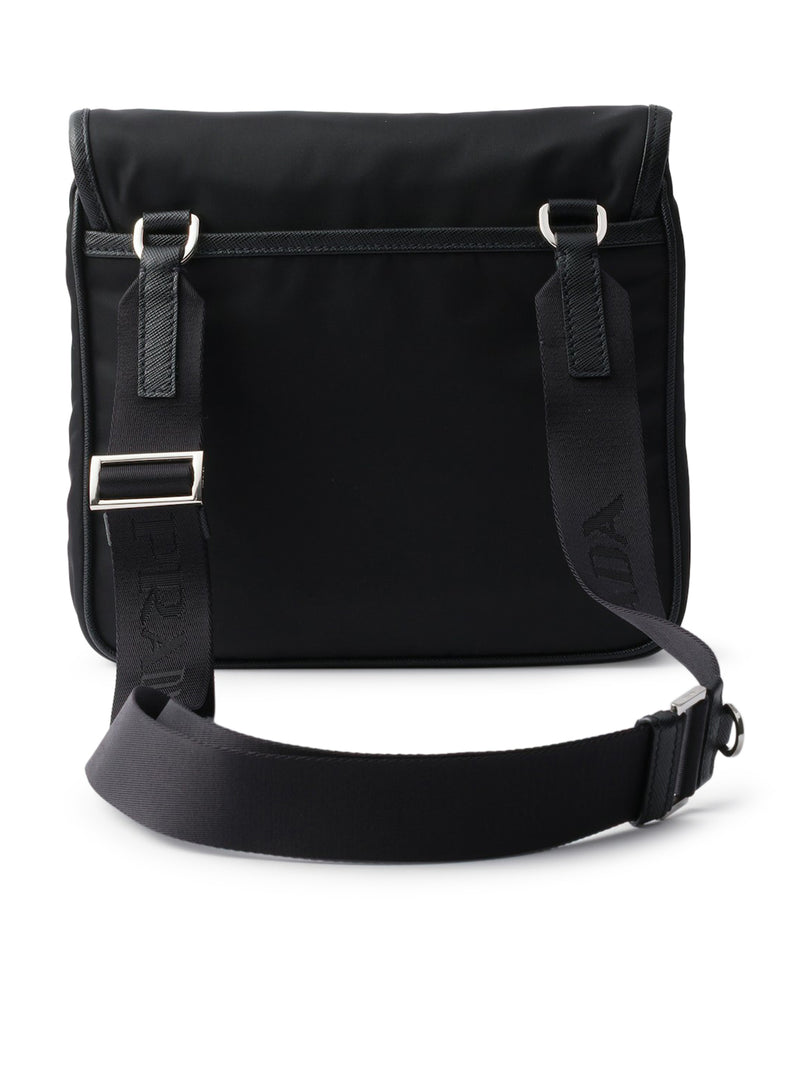 Prada Men Re-Nylon And Saffiano Shoulder Bag