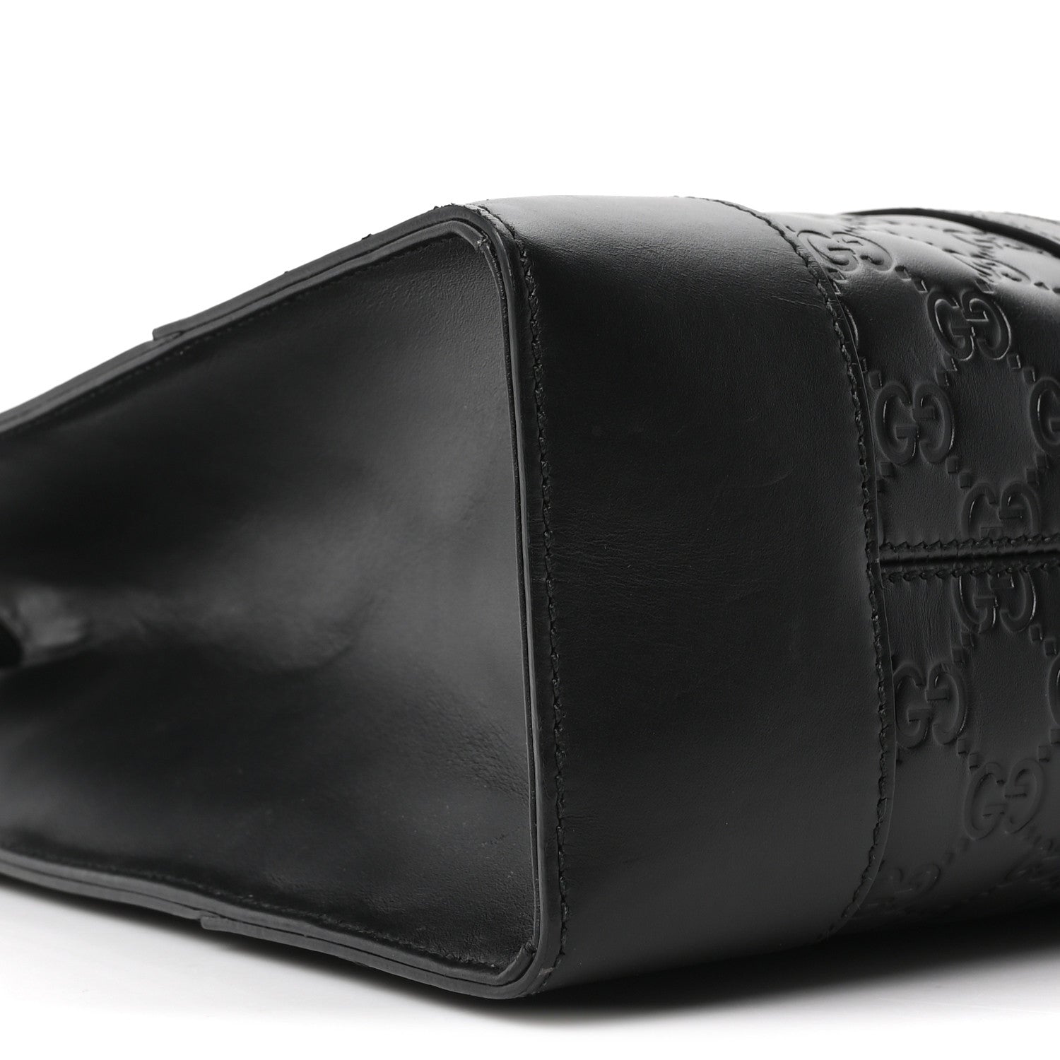 Guccissima Signature Briefcase Black