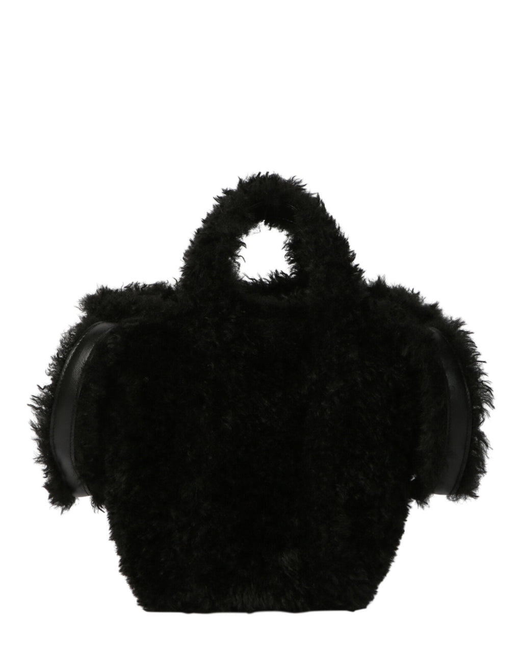 Balenciaga Womens Everyday 2.0 Xs North-South Faux-Fur Tote