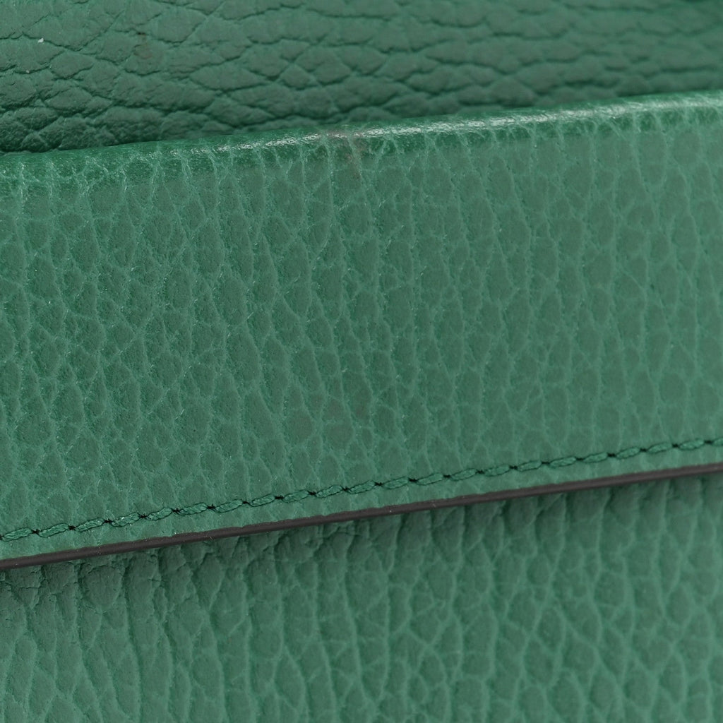 Dollar Calfskin Crystal Super Mini Dionysus Shoulder Bag Emerald