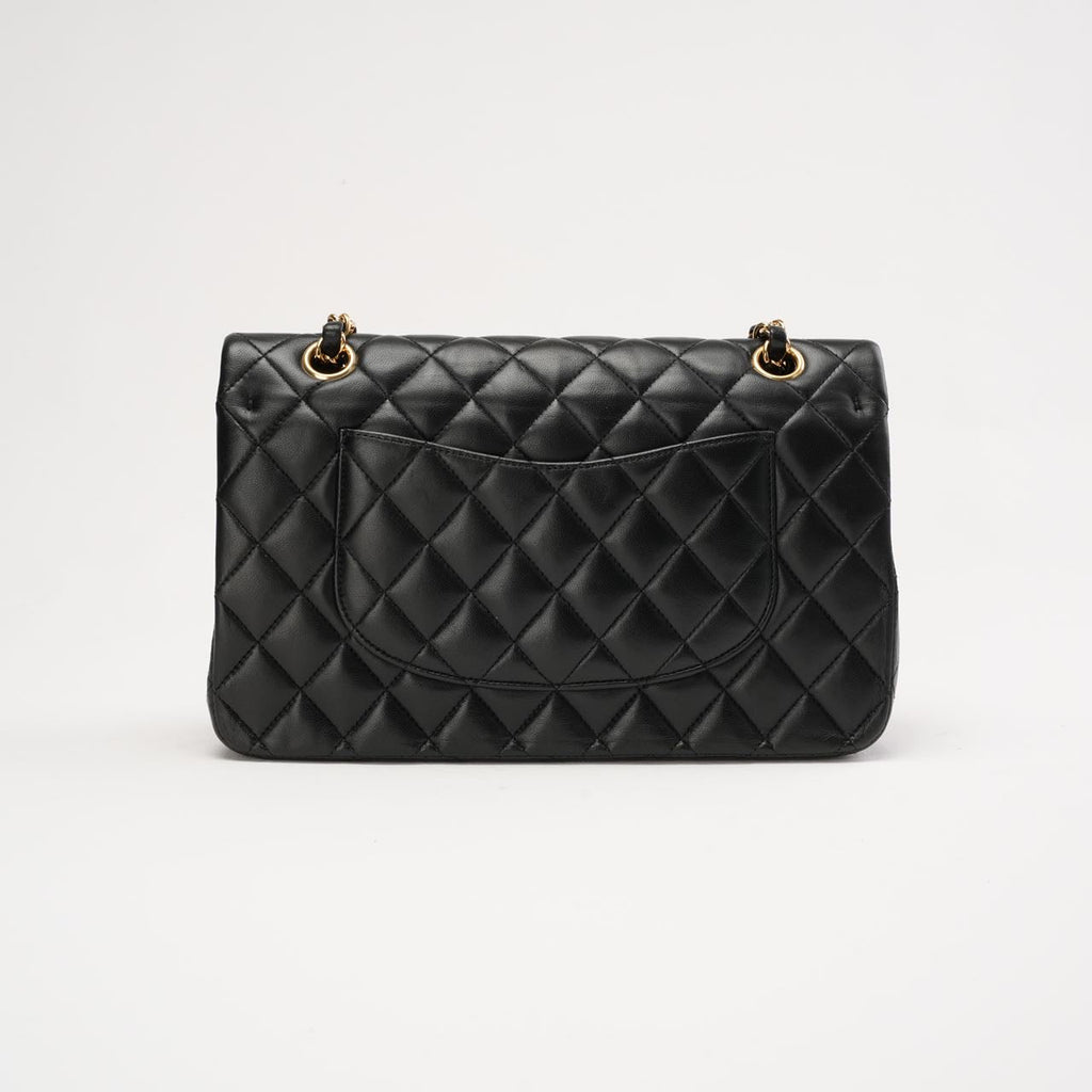 Chanel Classic Medium Double Flap Lamb Black 2017