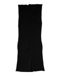 Dolce & Gabbana Black Cashmere Knitted Neck Warmer Foulard Men's Scarf
