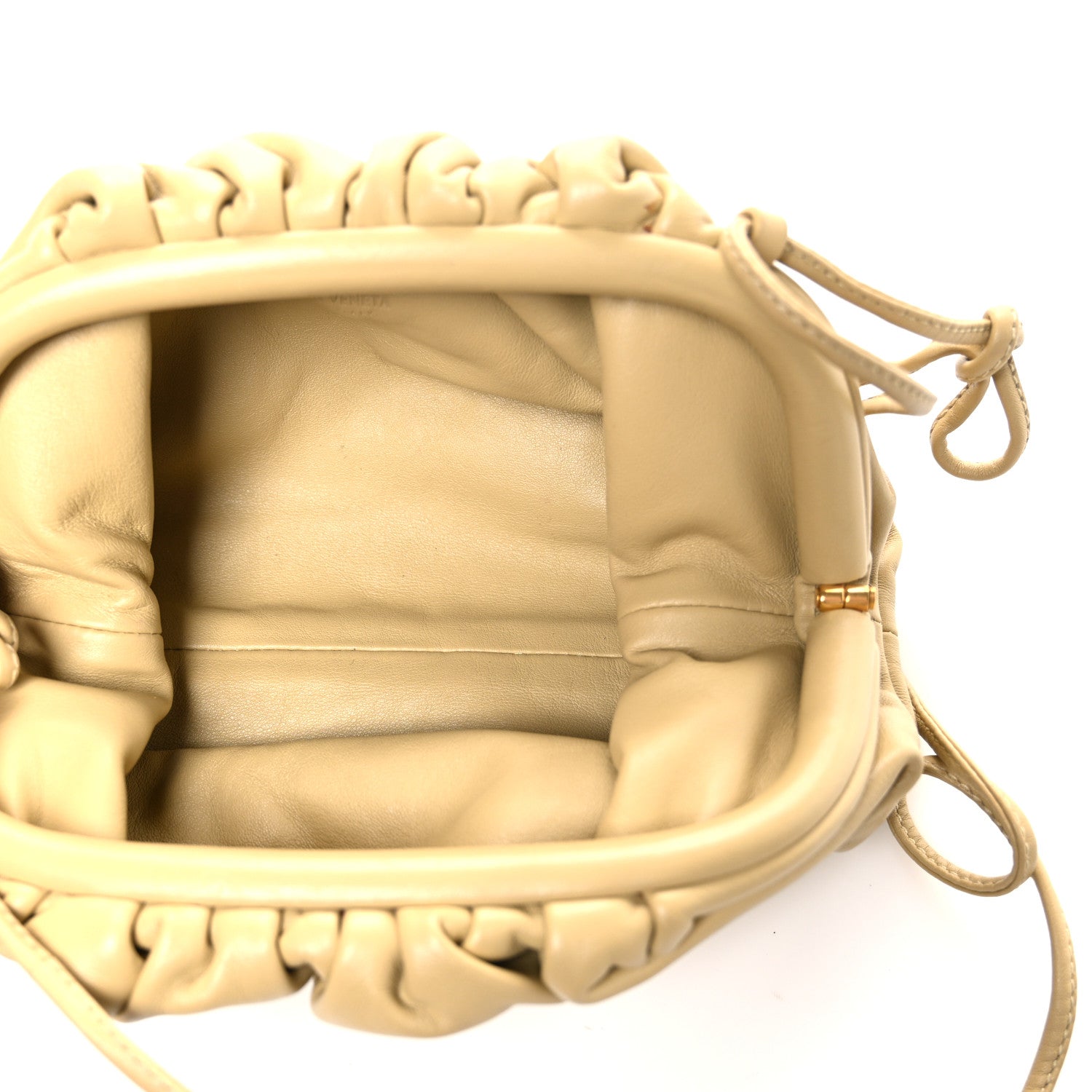 Butter Calfskin The Mini Pouch Almond