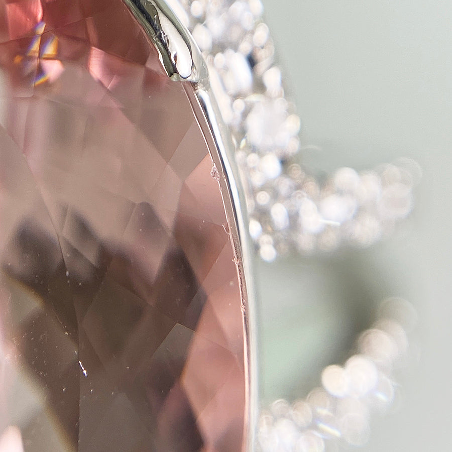 Ring Platinum Morganite