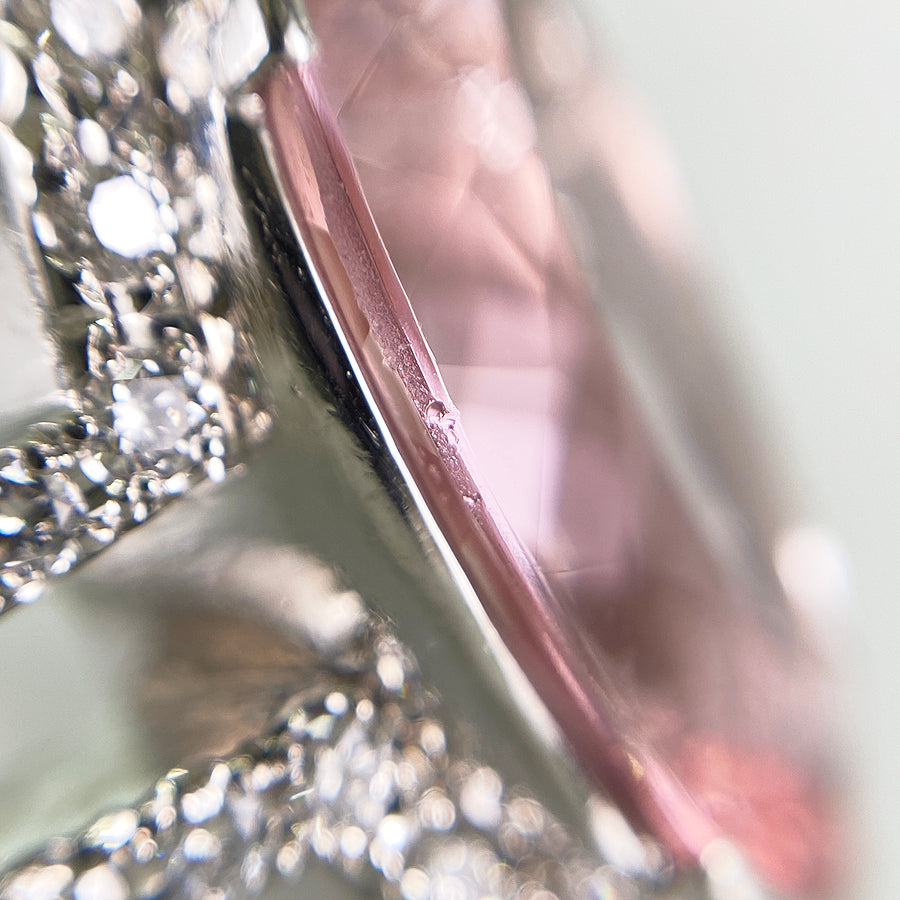 Ring Platinum Morganite
