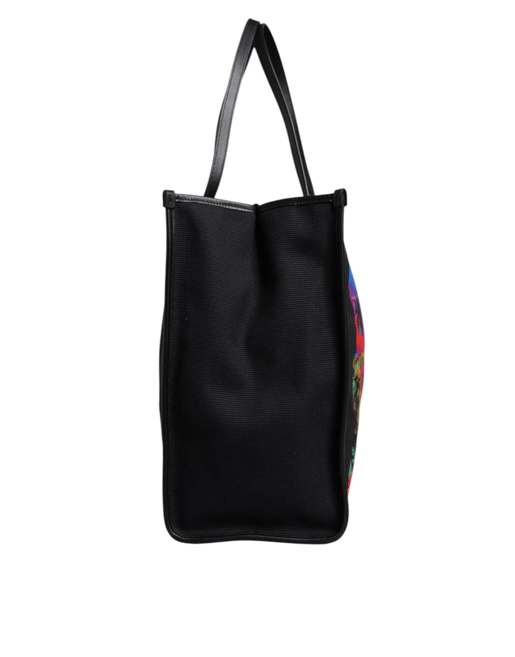 Dolce & Gabbana Multicolor Graphic Printed Top Handle Shopping Tote Men's Bag