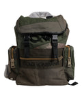 Dolce & Gabbana Military Green Patchwork Travel Backpack Men's Bag