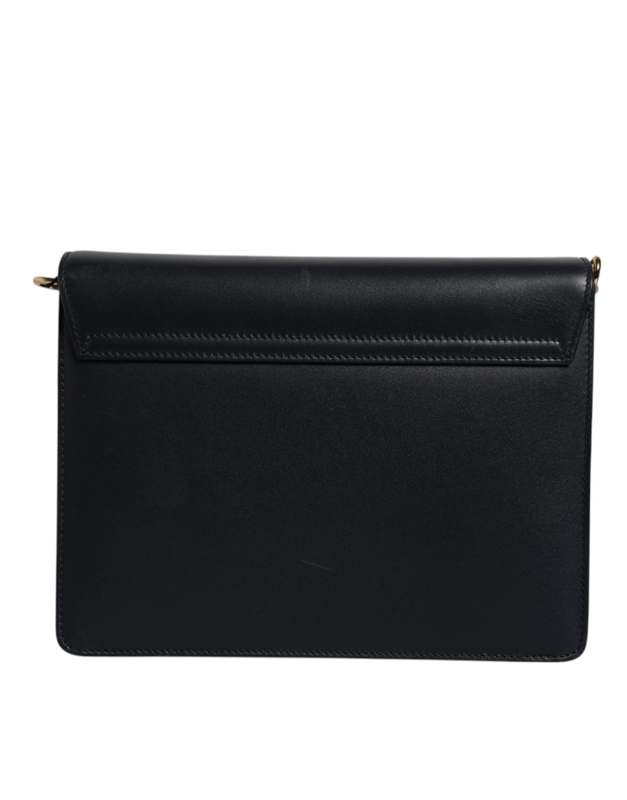 Dolce & Gabbana Black Calfskin Leather Shoulder Strap Women's Bag ( )
