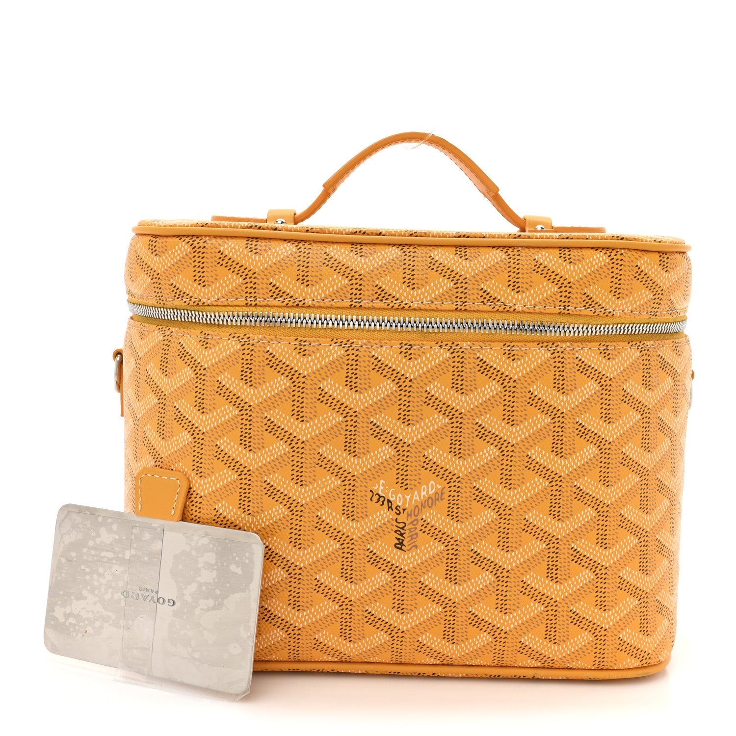 Goyardine Muse Vanity Case Yellow