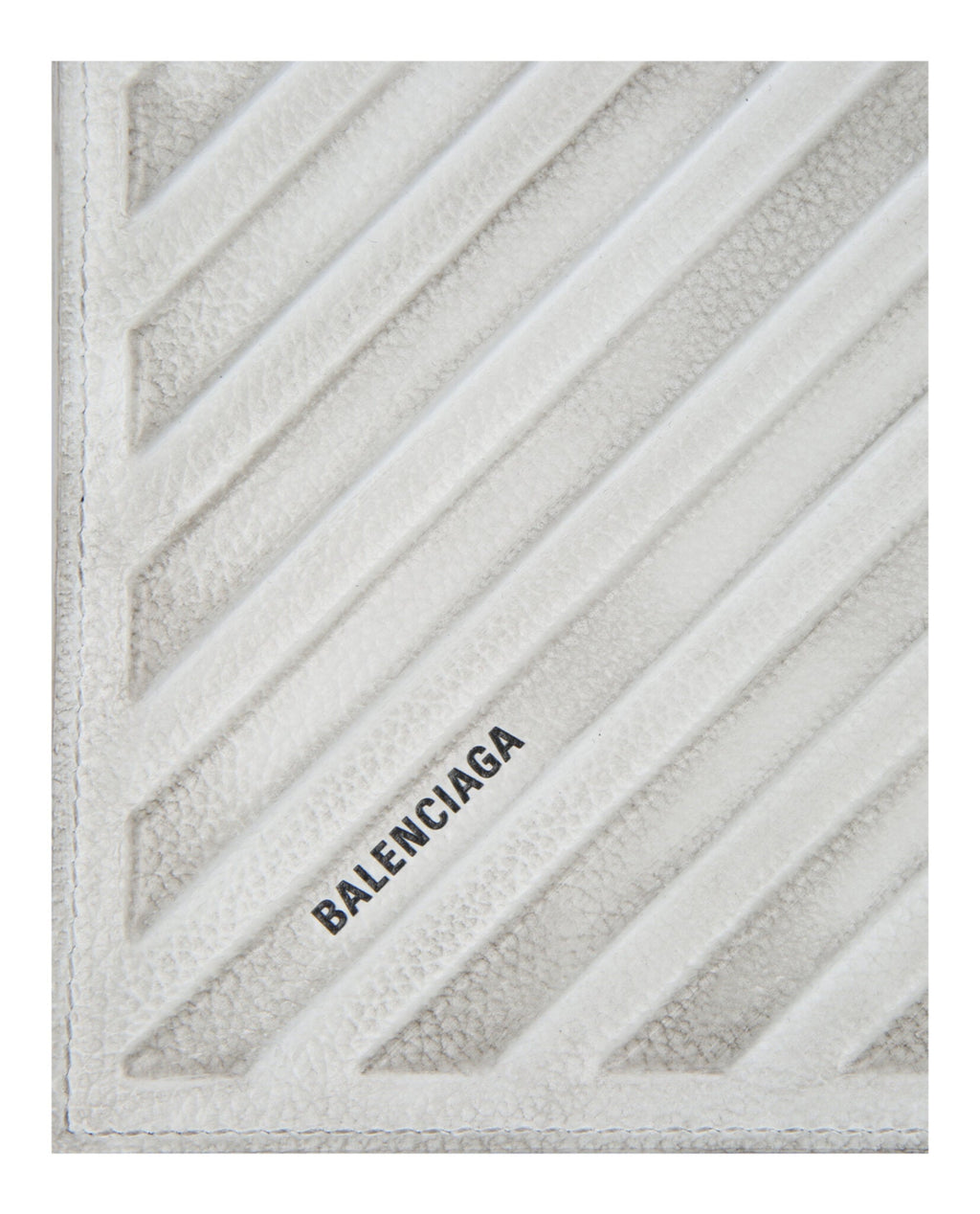 Balenciaga Mens Distressed Grained Calfskin Embossed Car Flap Bag