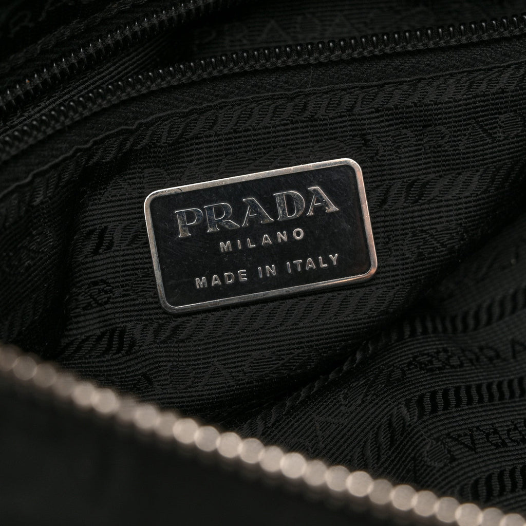 Nylon Shoulder Bag  Black