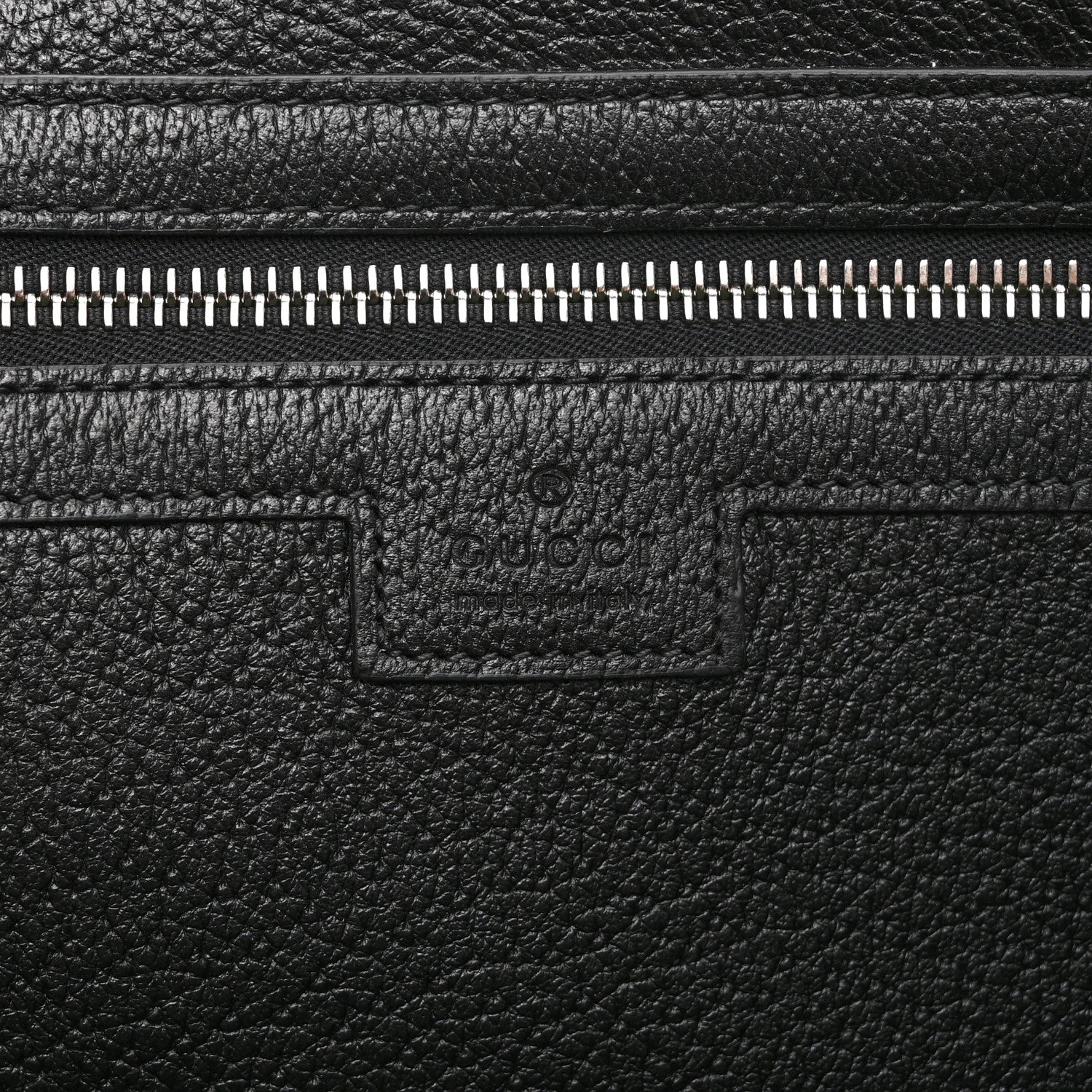 Textured Dollar Calfskin Web Medium Ophidia Tote Bag  Black