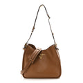 Vitello Daino Hobo Messenger Bag Caramel