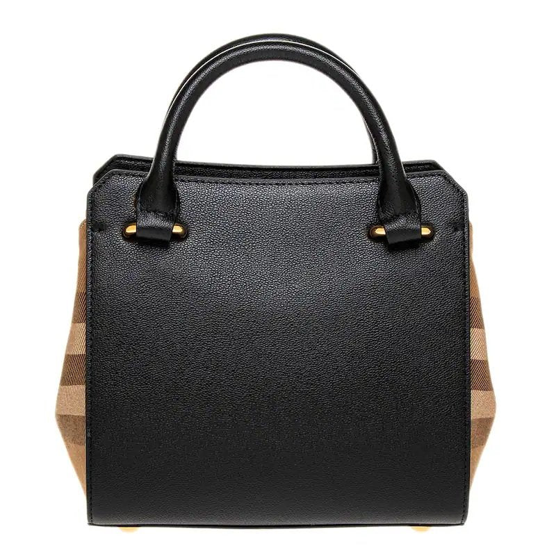 Burberry Women's Banwell Mini Leather Tote, Black