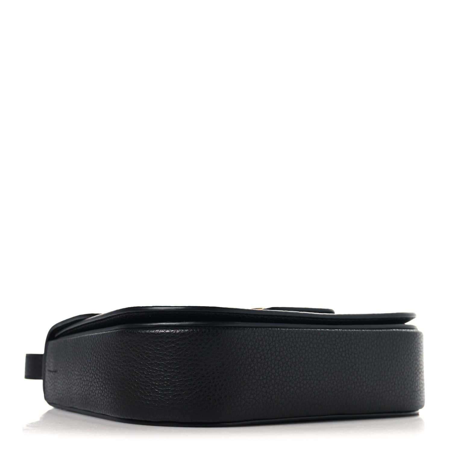 Calfskin Double Gancini Crossbody Black