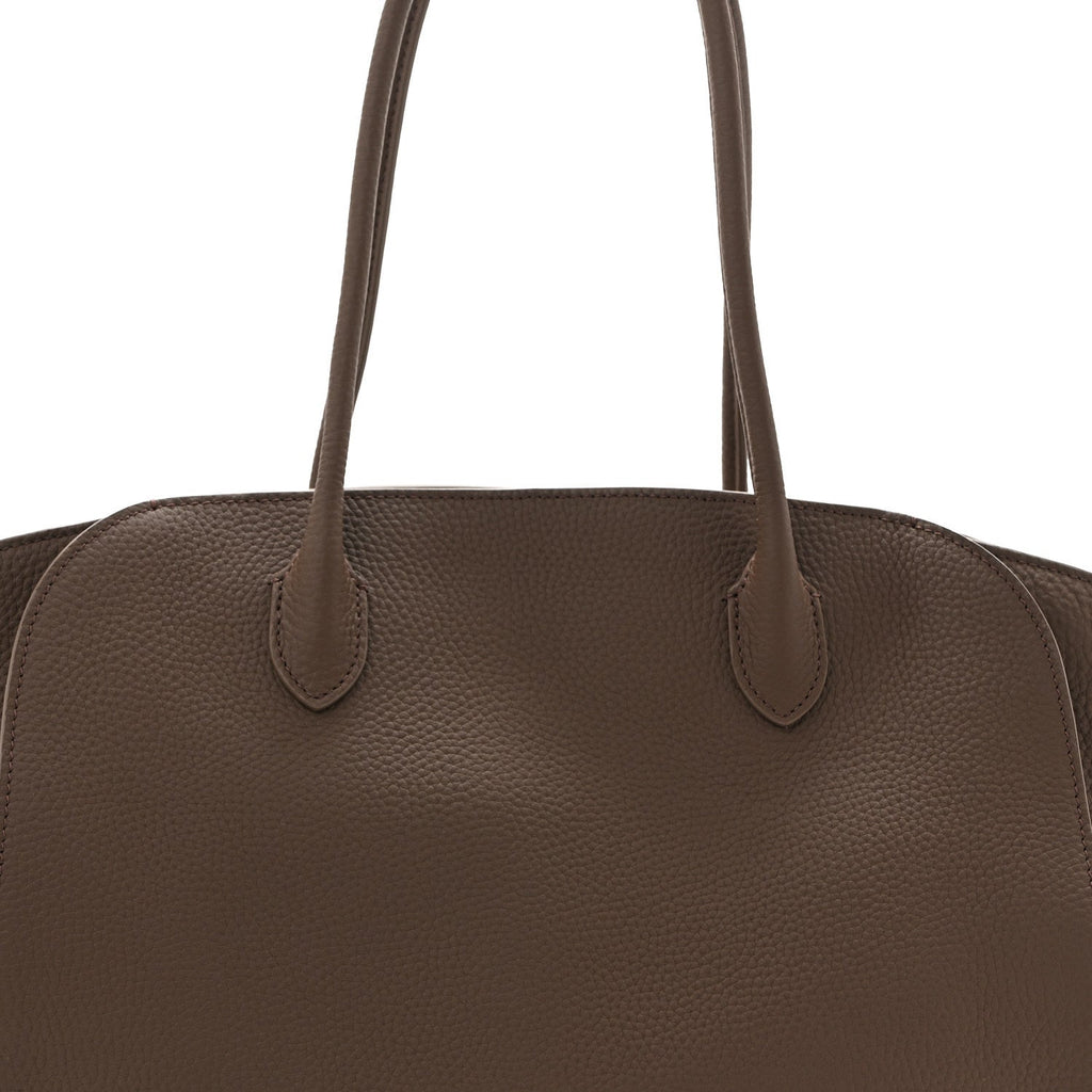 Matte Grained Calfskin Marlo 14 Dark Olive