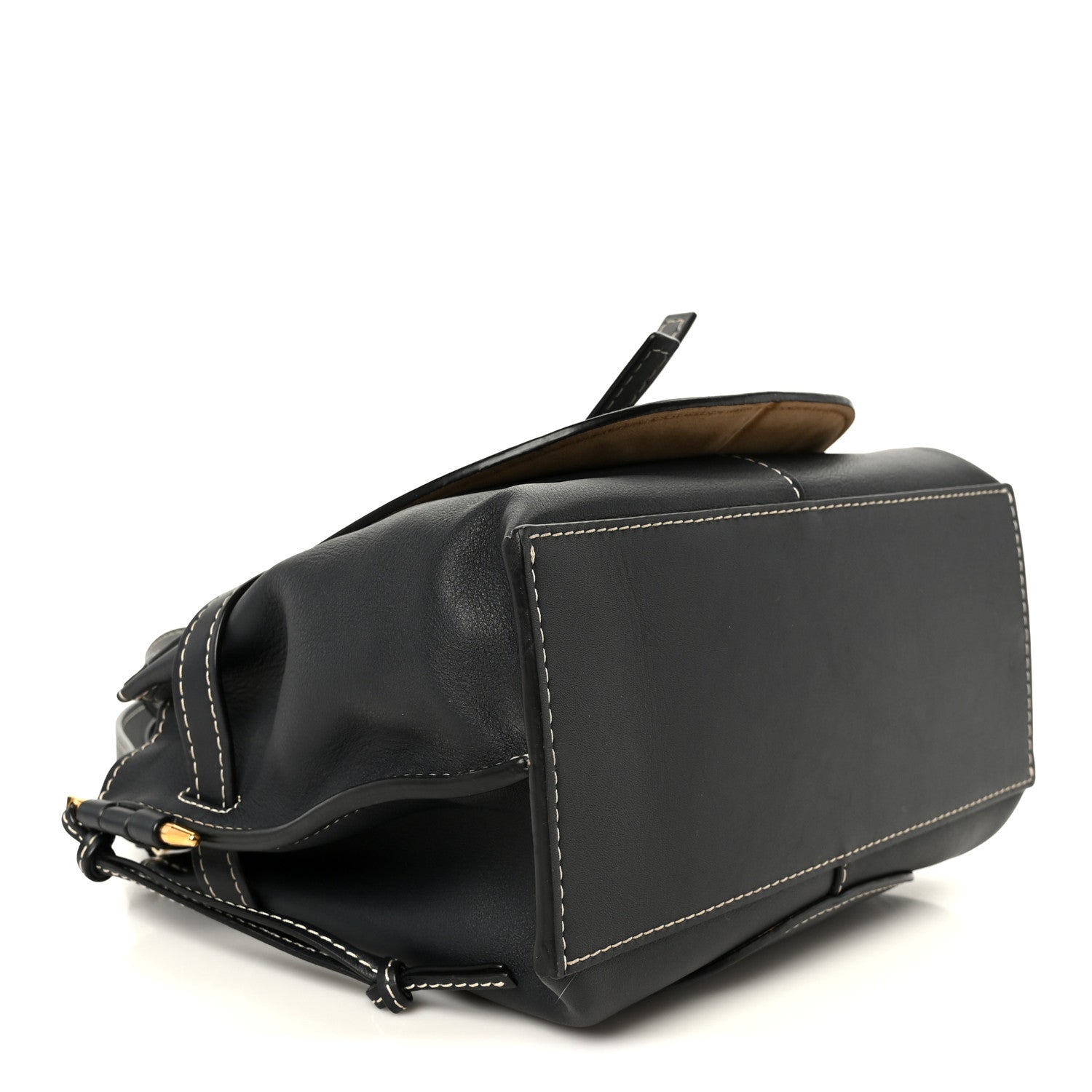 Calfskin Small Gate Tote Midnight Blue