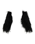 Gucci Womens Slip On Feather Arm Warmers