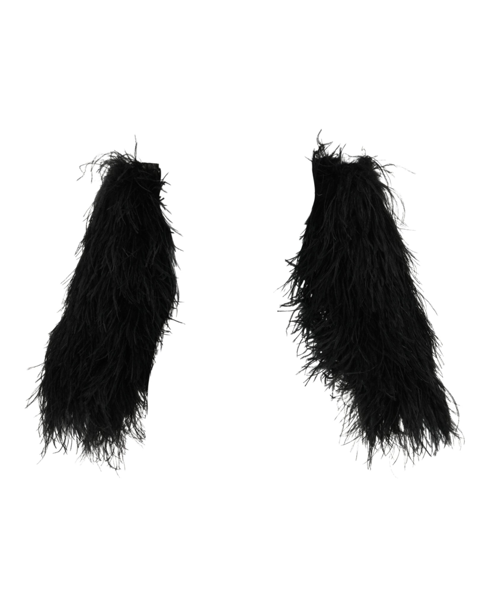 Gucci Womens Slip On Feather Arm Warmers