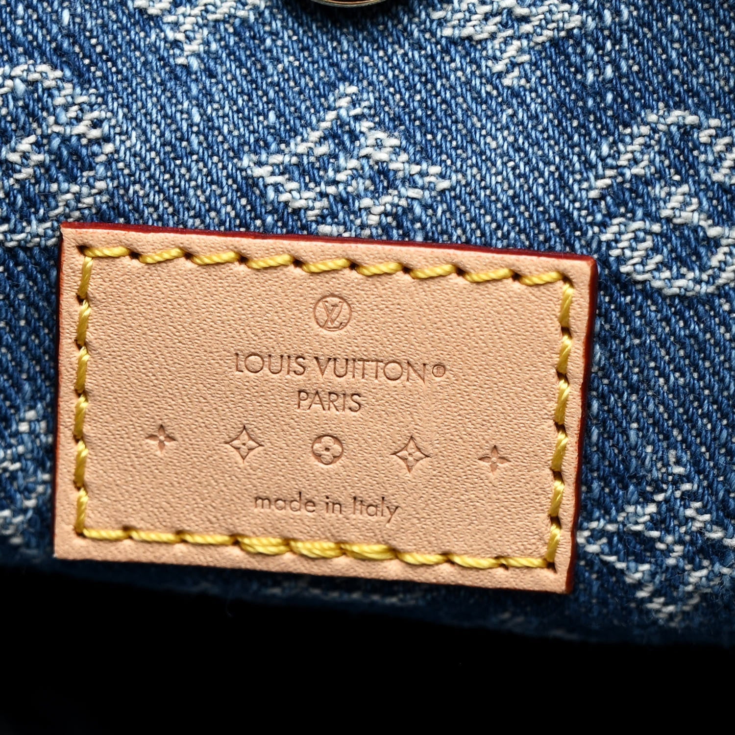 Monogram Denim CarryAll MM Blue