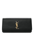 Grain De Poudre Monogram Cassandre Clutch Black