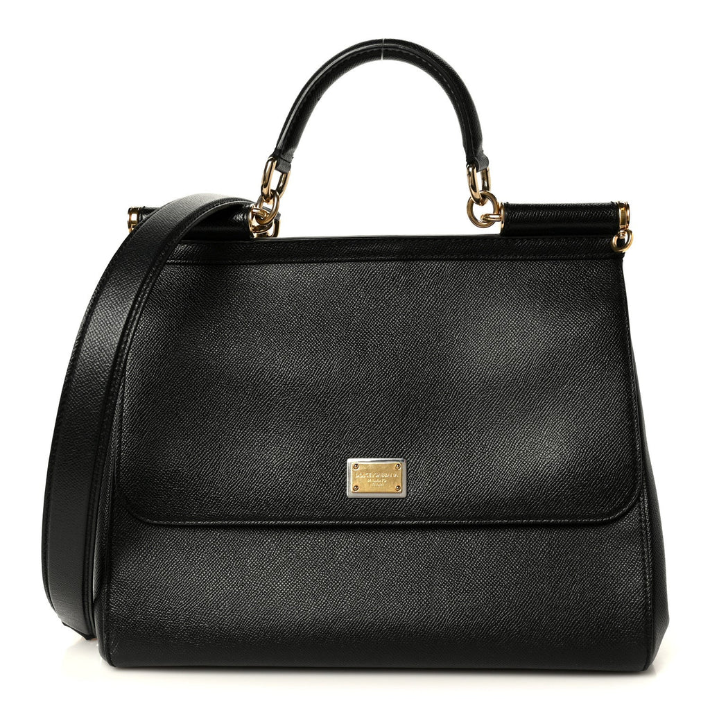 Dauphine Large Miss Sicily Satchel Black