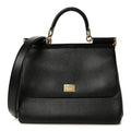 Dauphine Large Miss Sicily Satchel Black