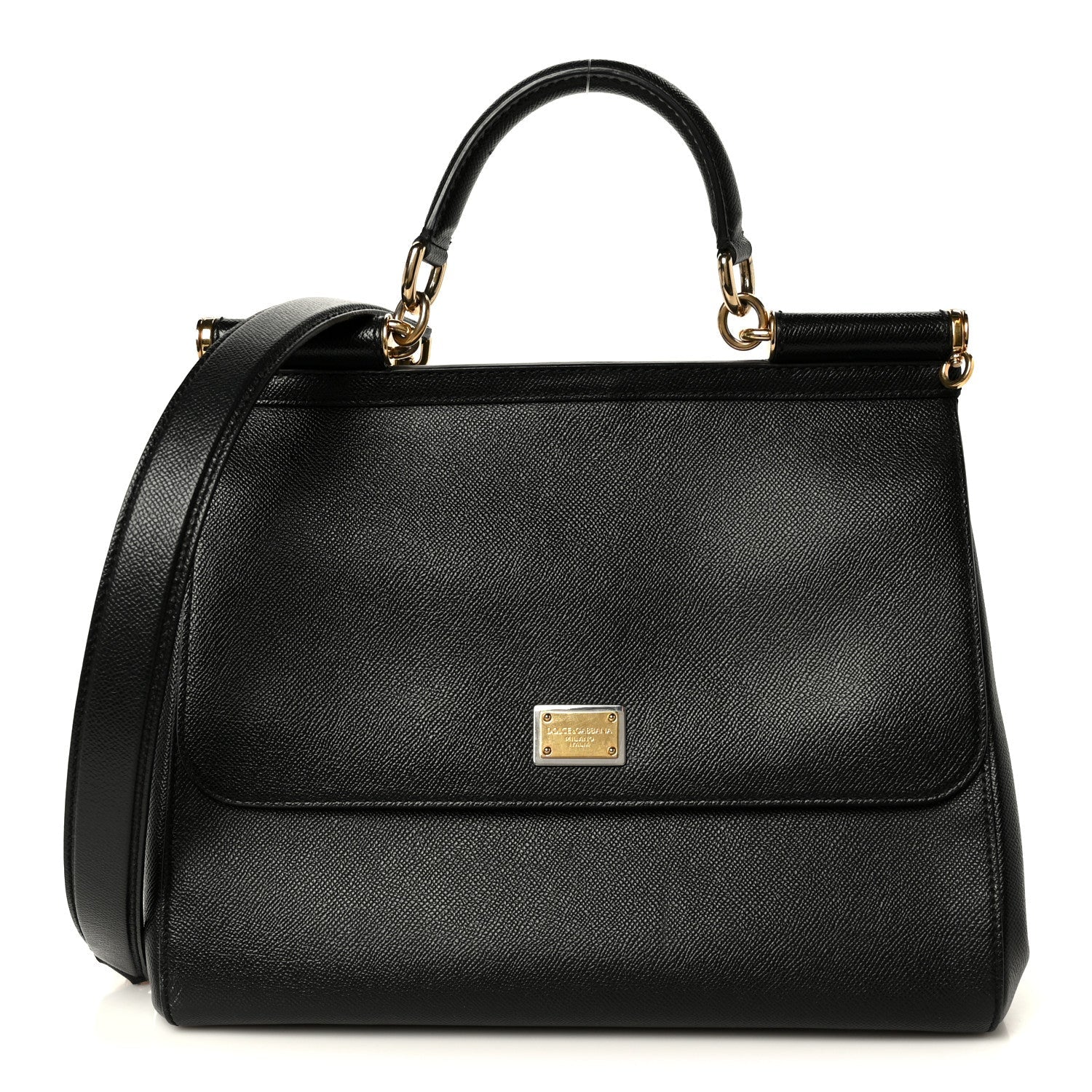 Dauphine Large Miss Sicily Satchel Black