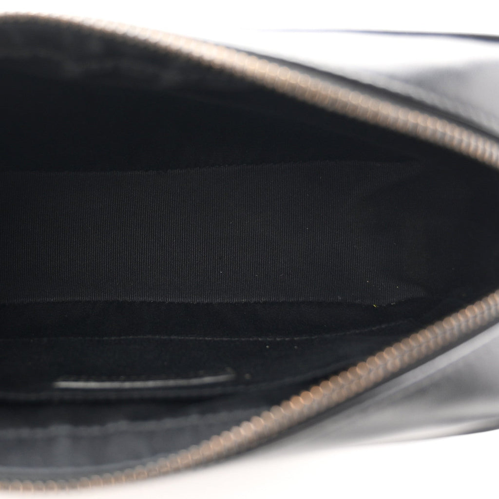 Calfskin Matelasse Monogram Monochrome Lou Camera Bag Black