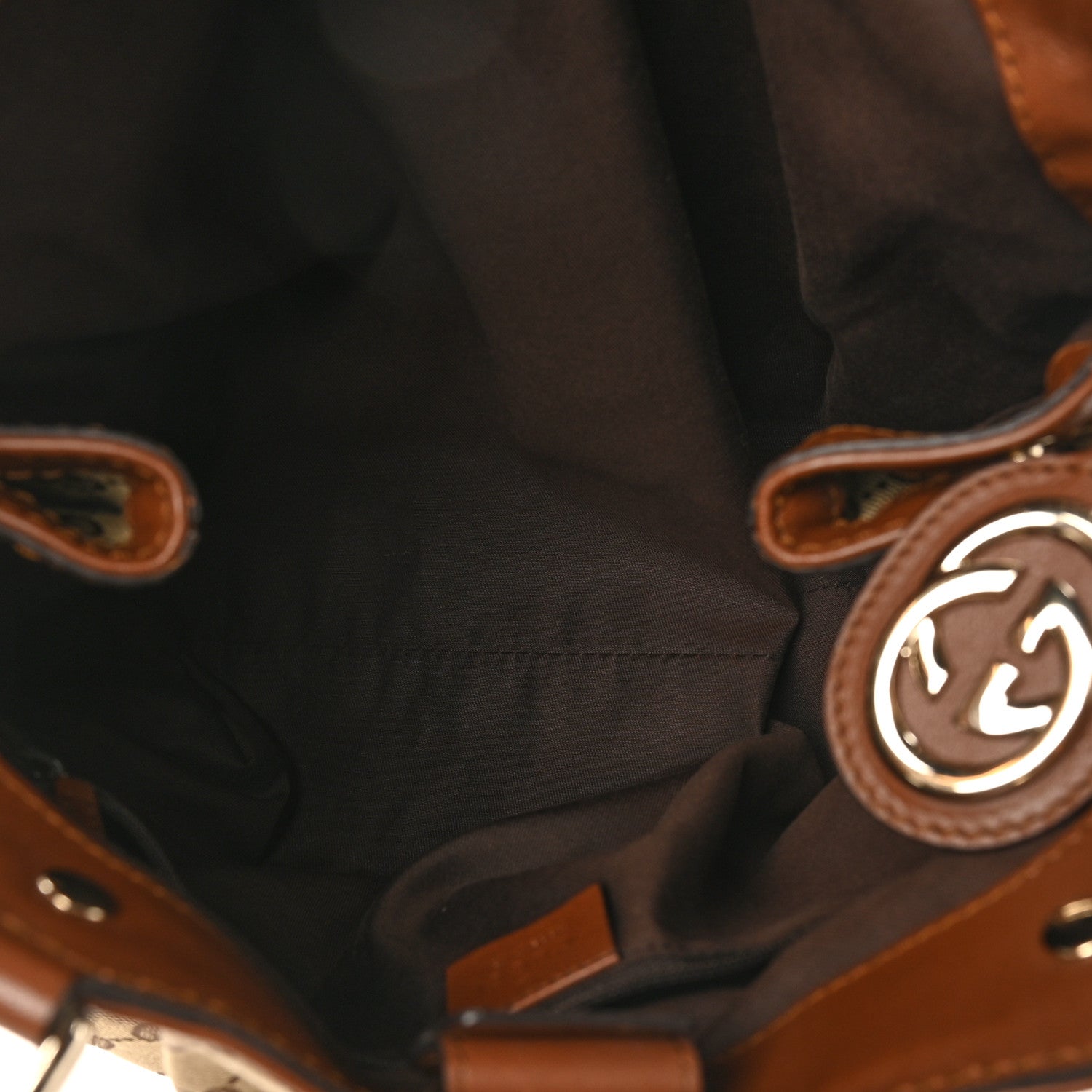 Monogram Medium Sukey Tote Dark Brown