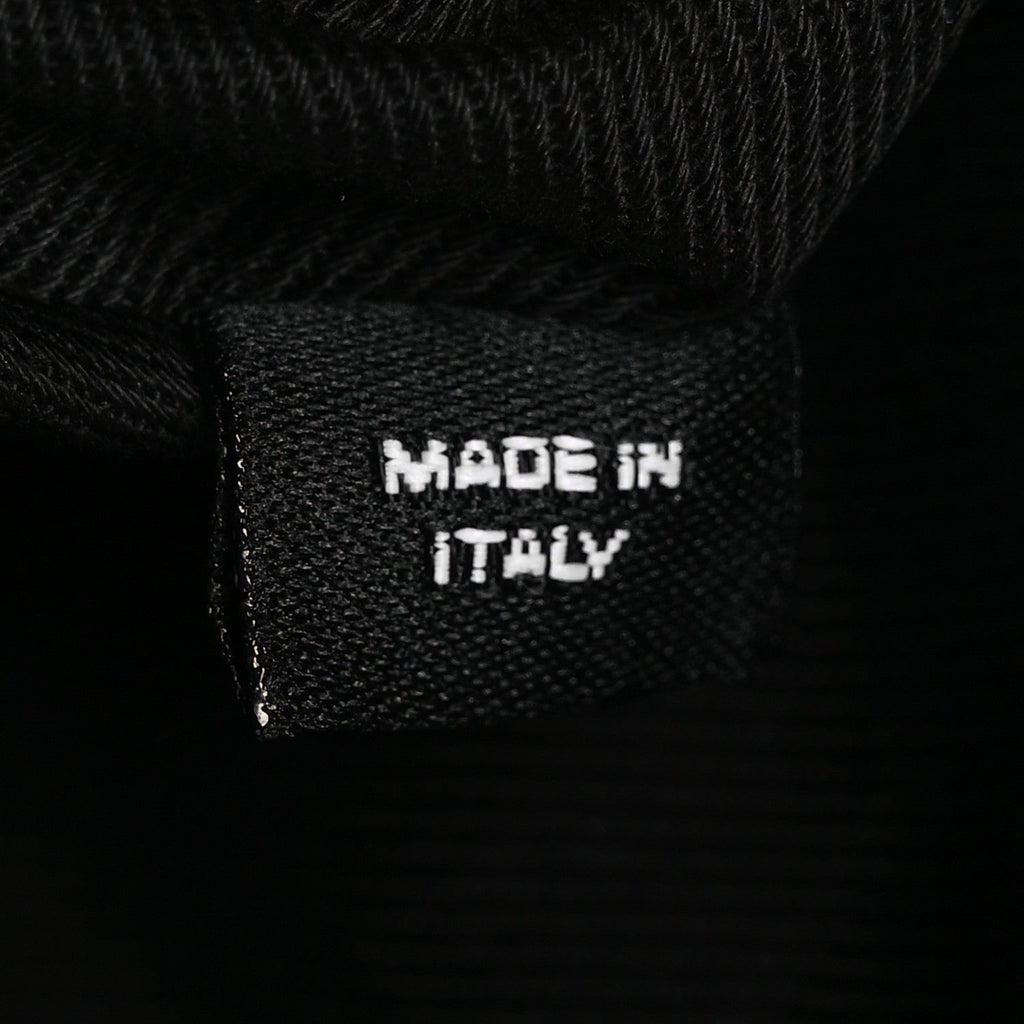 Calfskin Quilted Waist Belt Bag Black