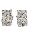 Gucci Womens Double G Mesh Fingerless Gloves