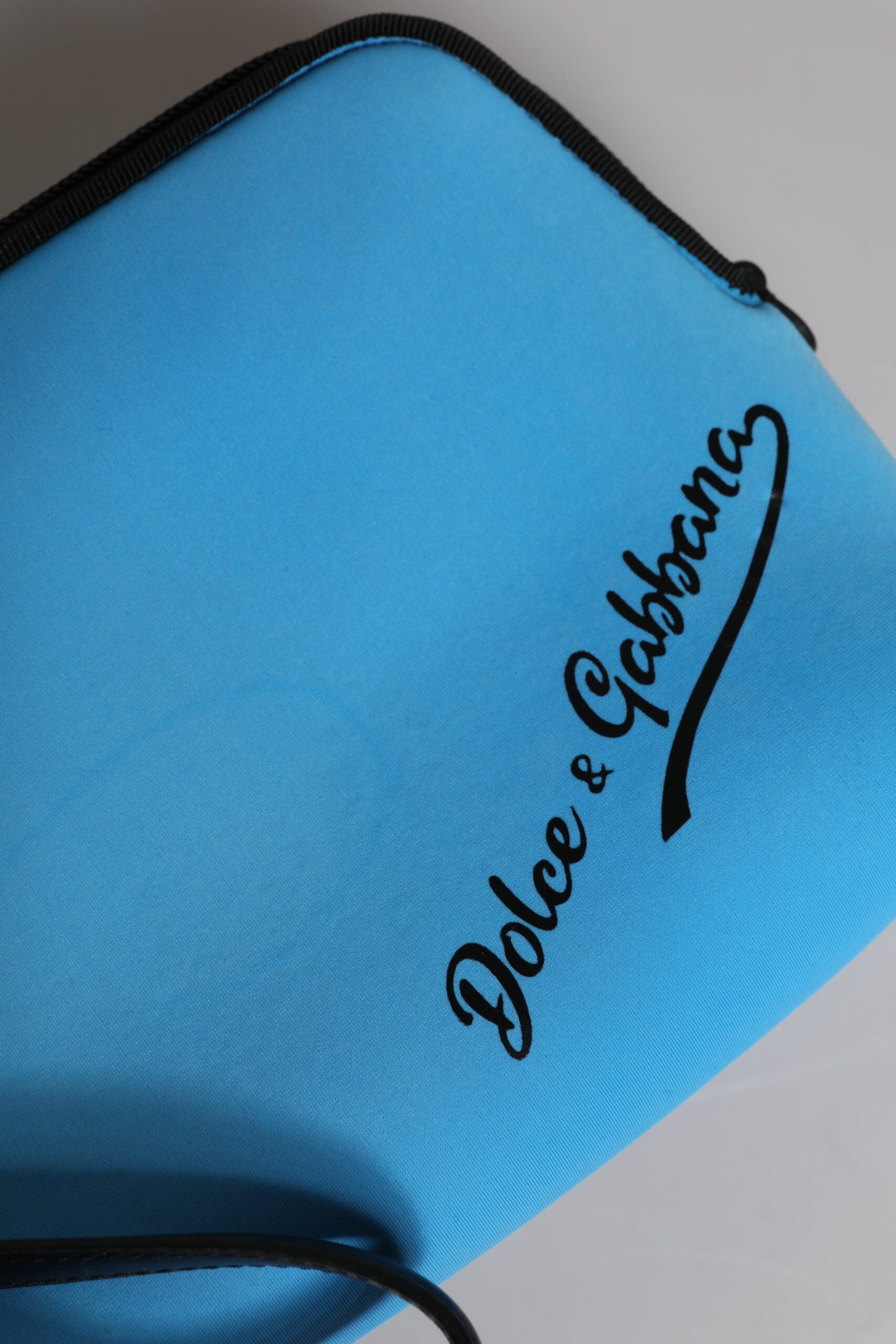 Dolce & Gabbana Blue DG Logo Print Clutch Zip Borse Pouch Women's Bag ( )
