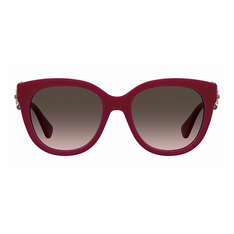 Moschino Sunglasses Square Full Rim, Black Frame and Dark Grey Gradient Lens MOS143/S08079O