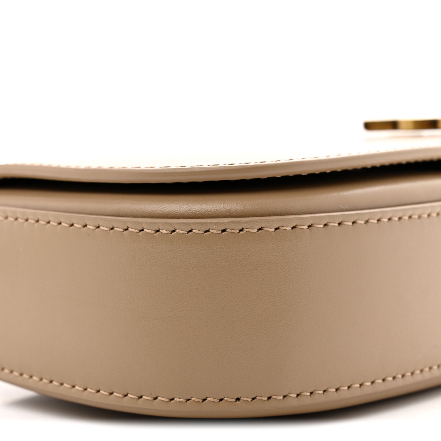 Box Calfskin Mini Voltaire Shoulder Bag Dark Cork