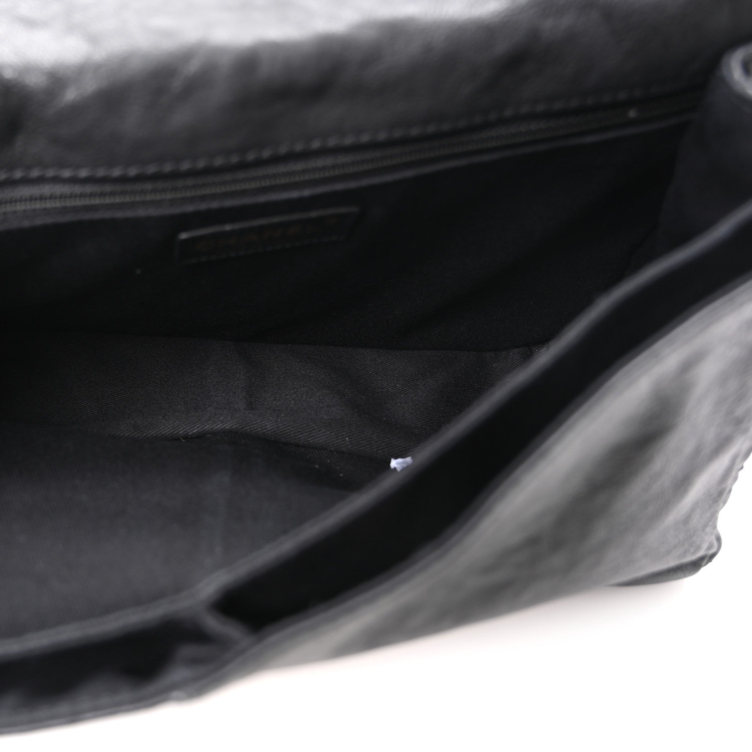 Aged Calfskin Quilted 2.55 Reissue Chain Flap  Black