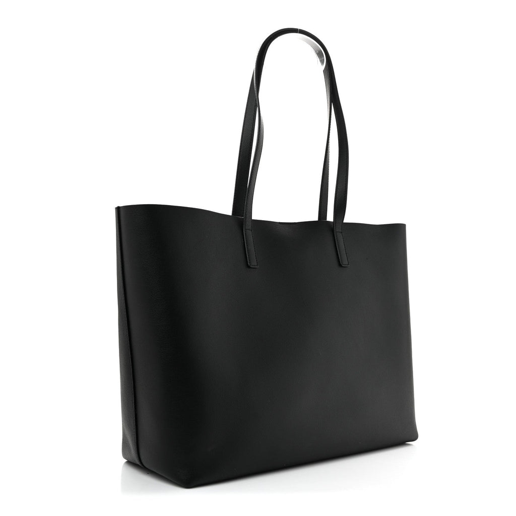 Calfskin Large Shopping Tote Black
