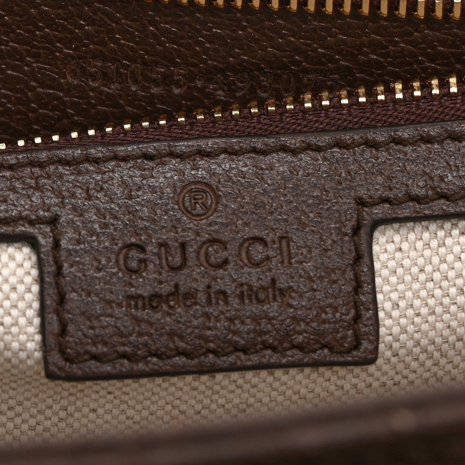 Monogram Jumbo GG Textured Dollar Calfskin Web Small Ophidia Padlock Top Handle Bag Camel Ebony New Acero