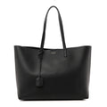 Calfskin Large Shopping Tote Black