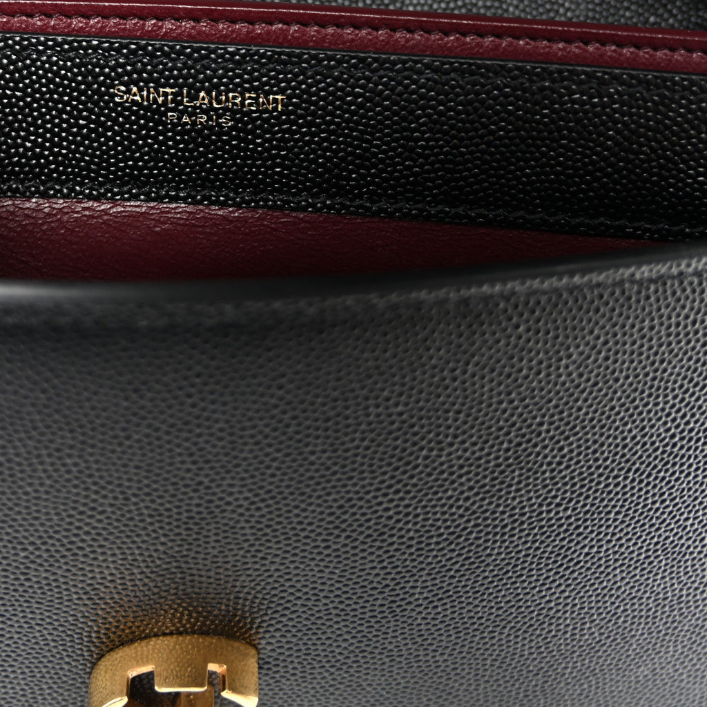 Grain De Poudre Monogram Cassandra Clasp Bag Black Rouge Legion